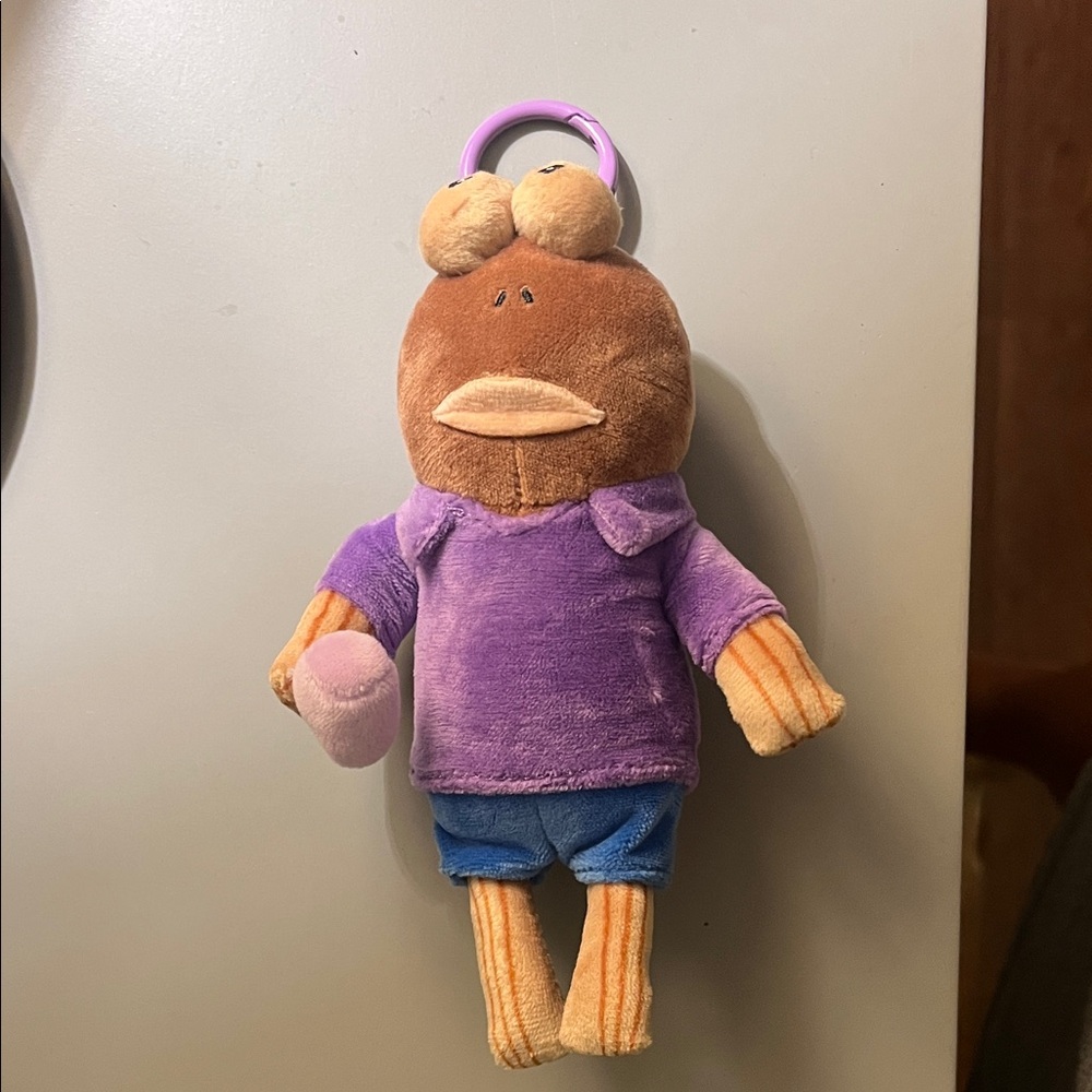 New bikini bottoms Plush keychain with Purple Shirt and Blue Pants dazed fish